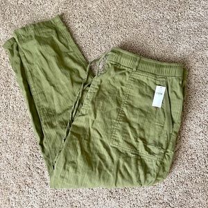 nwot womens old navy green drawstring pants